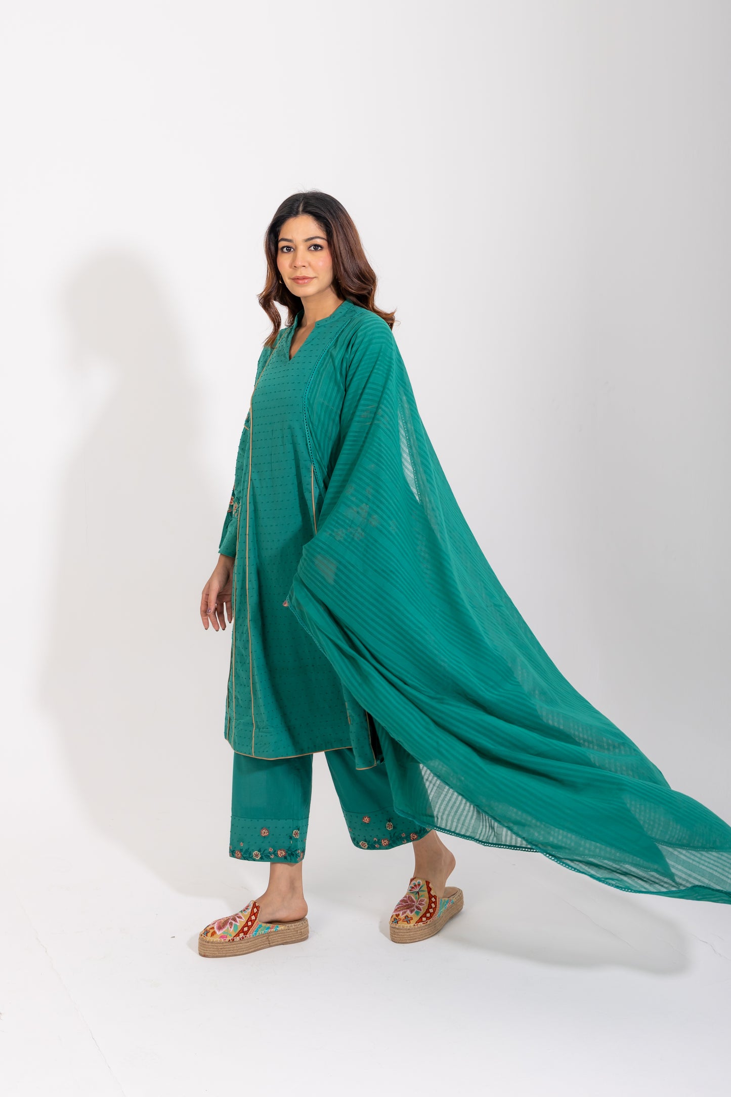 Pankhuri Kurta Set with Dupatta