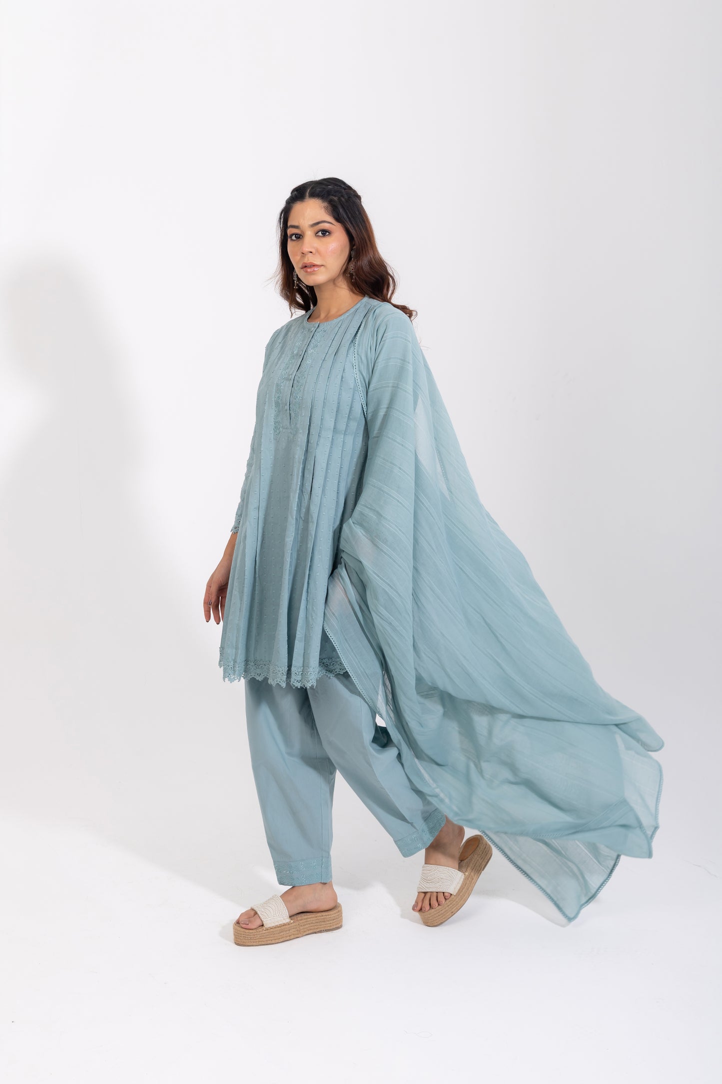 Vikhan Kurta Set with Dupatta