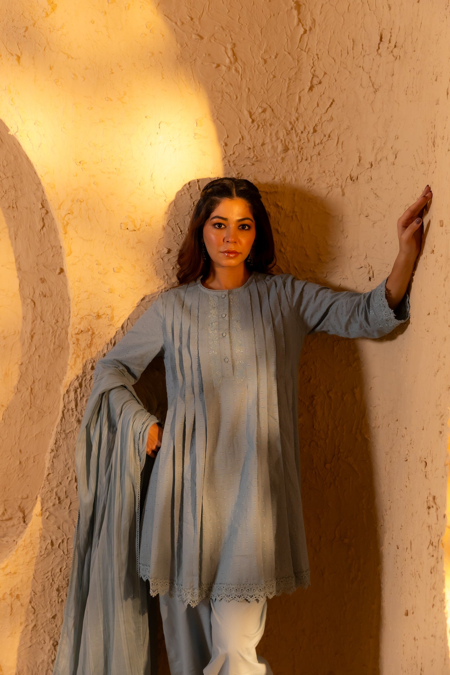 Vikhan Kurta Set with Dupatta