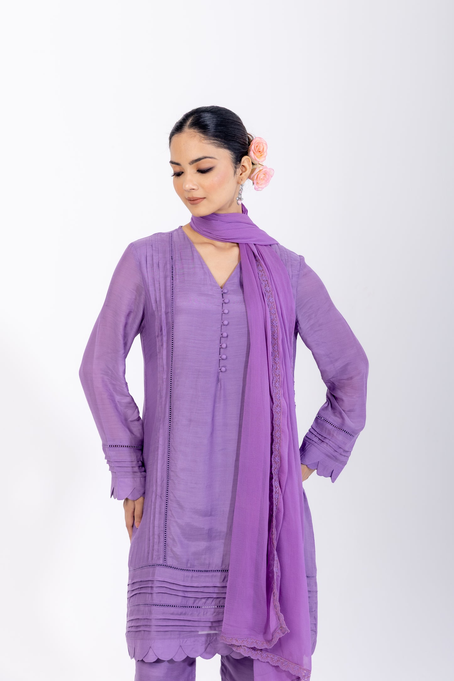 Chaand Kurta Set with Dupatta